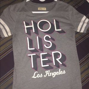 Grey T-Shirt from Hollister